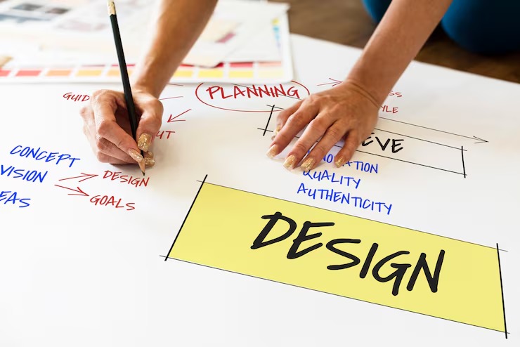 Website redesign illustration